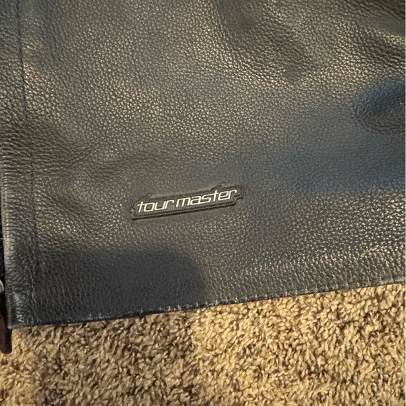Vintage Leather Tour Master Coaster Series II Insulated Motorcycle Jacket 2XL - Picture 2 of 7